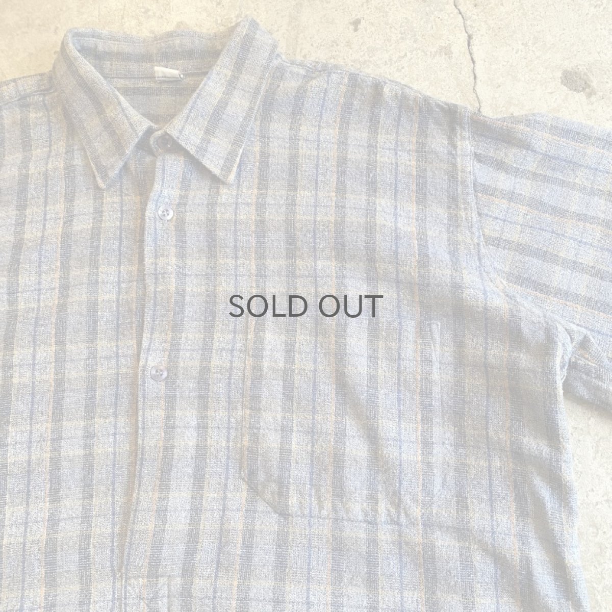 画像8: GRANDPA CHECK DESIGN LONG L/S SHIRT / Ladies XL (8)