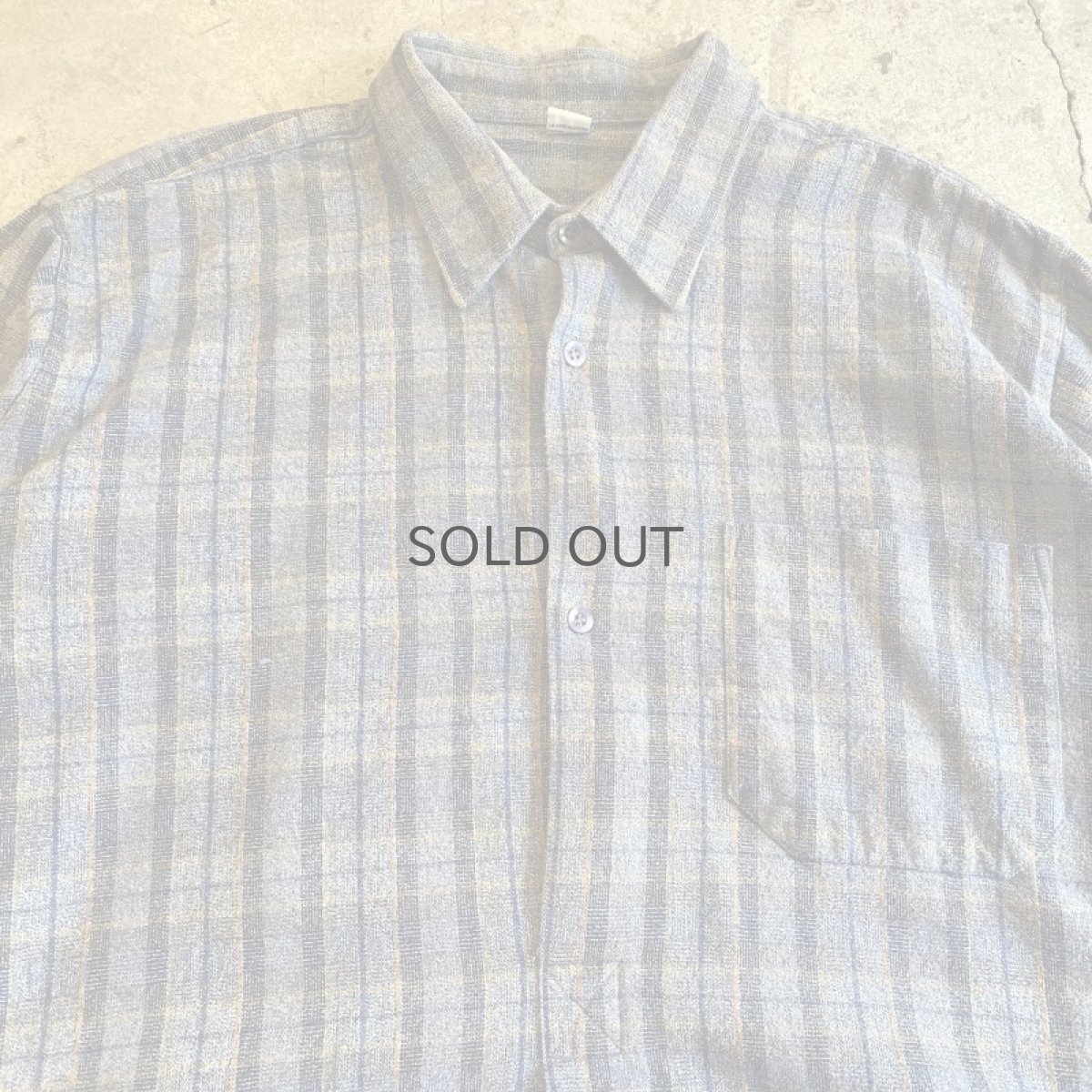 画像5: GRANDPA CHECK DESIGN LONG L/S SHIRT / Ladies XL (5)