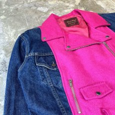 画像3: 【Wiz&Witch】"UNITED" DENIM×RIDERS JACKET / OS (3)