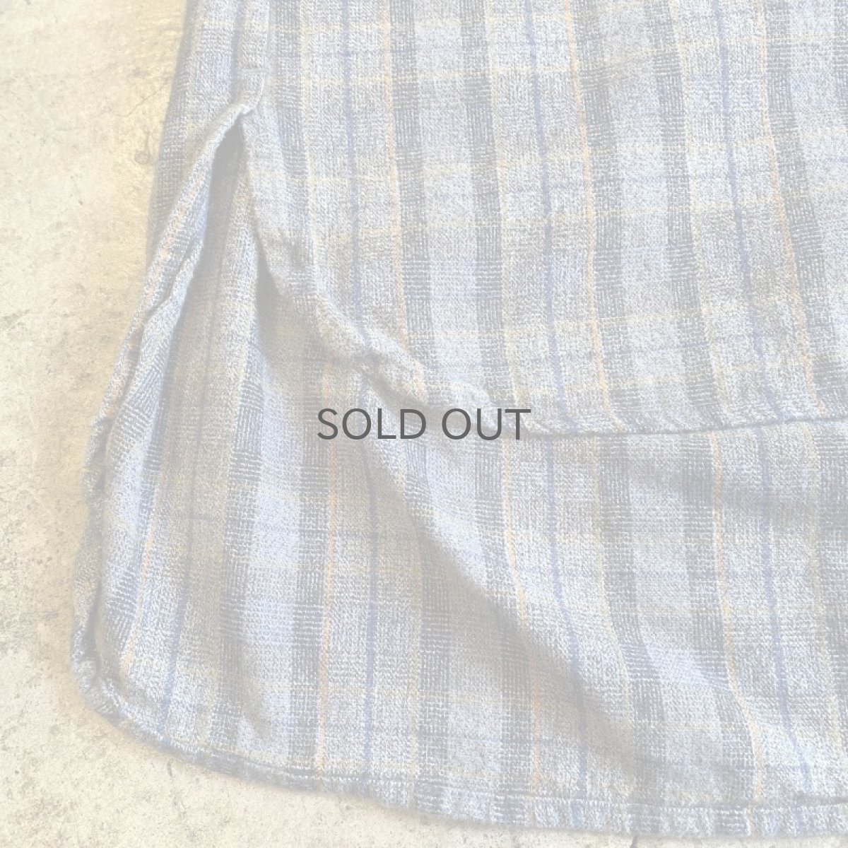 画像6: GRANDPA CHECK DESIGN LONG L/S SHIRT / Ladies XL (6)