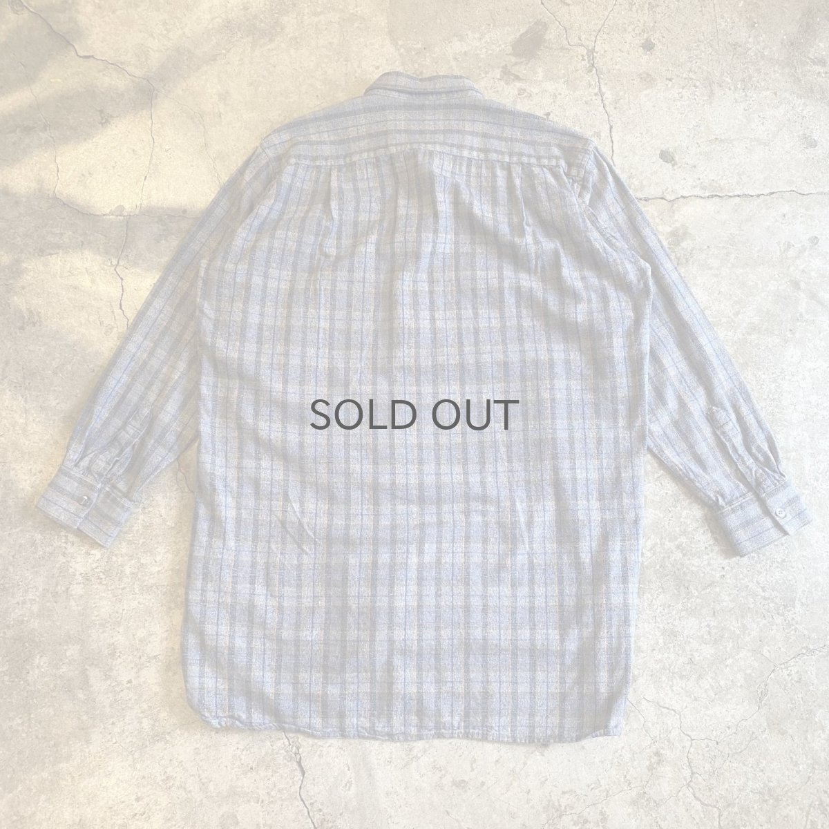 画像2: GRANDPA CHECK DESIGN LONG L/S SHIRT / Ladies XL (2)