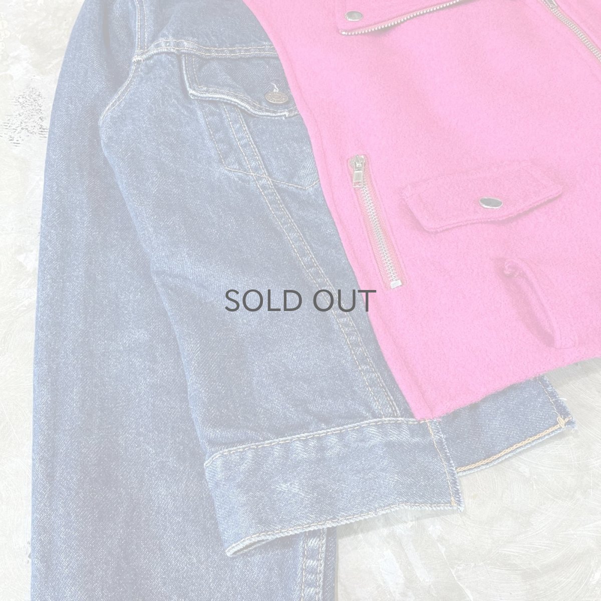 画像5: 【Wiz&Witch】"UNITED" DENIM×RIDERS JACKET / OS (5)