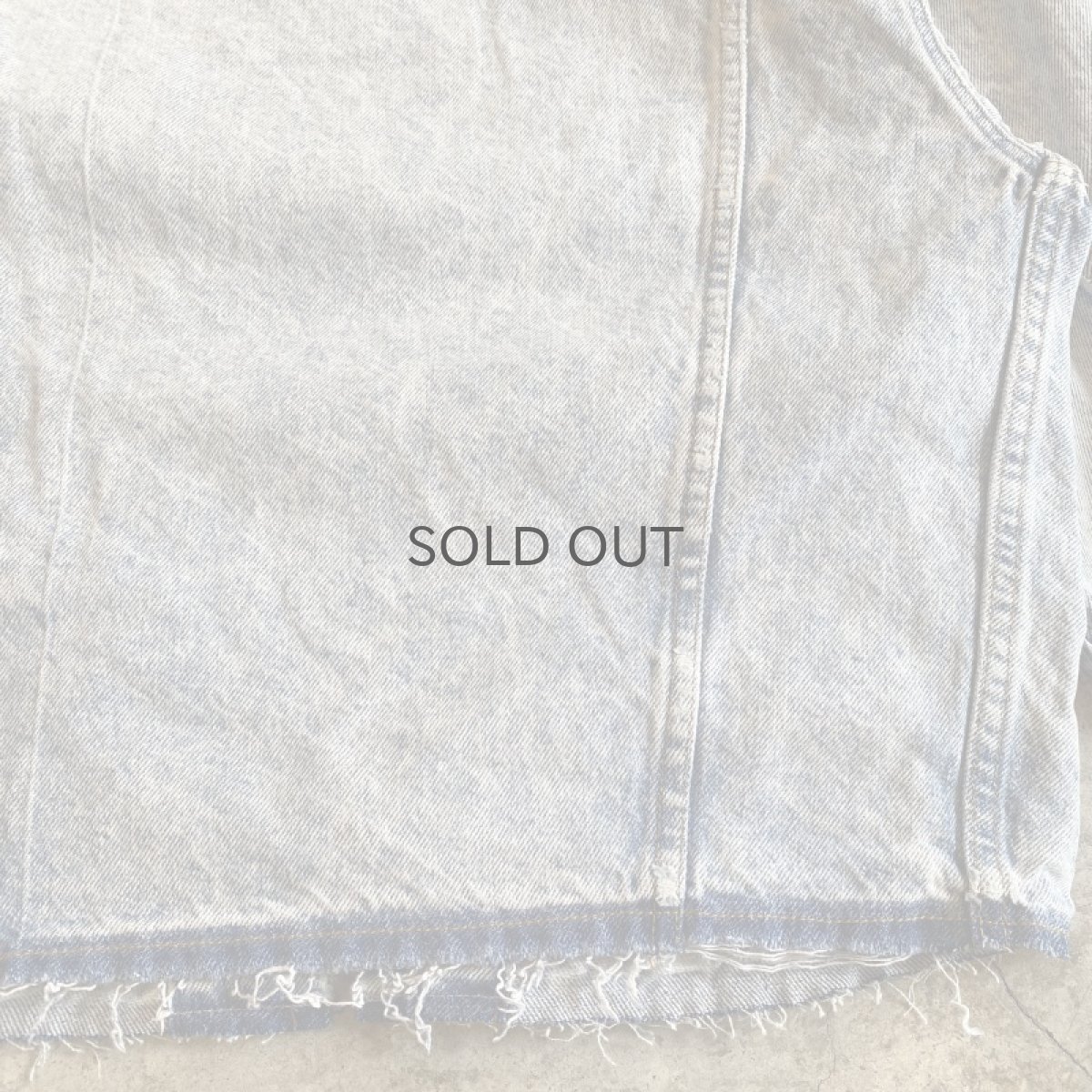 画像15: 【Wiz&Witch】"WANDERER" NO COLLAR ZIP UP DENIM JACKET / OS (15)