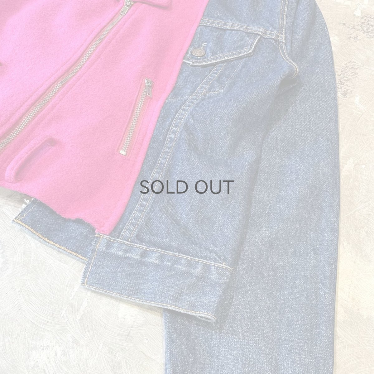 画像6: 【Wiz&Witch】"UNITED" DENIM×RIDERS JACKET / OS (6)