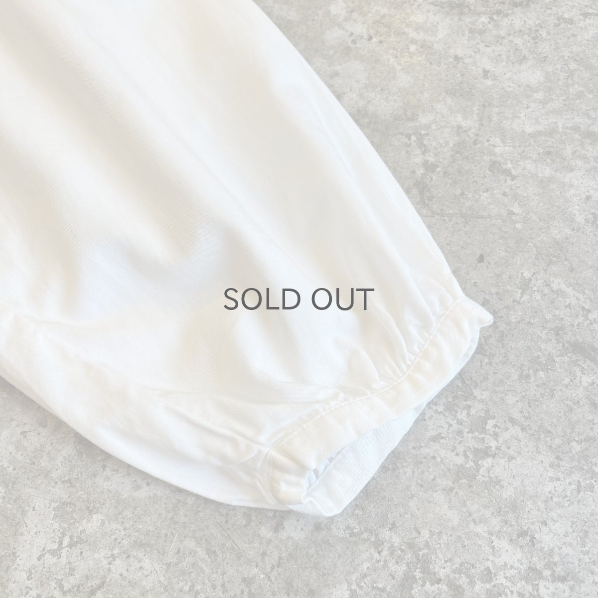 画像6: FRONT LACE UP RIBBON DESIGN VOLUME SLEEVE L/S TOPS / Ladies M (6)