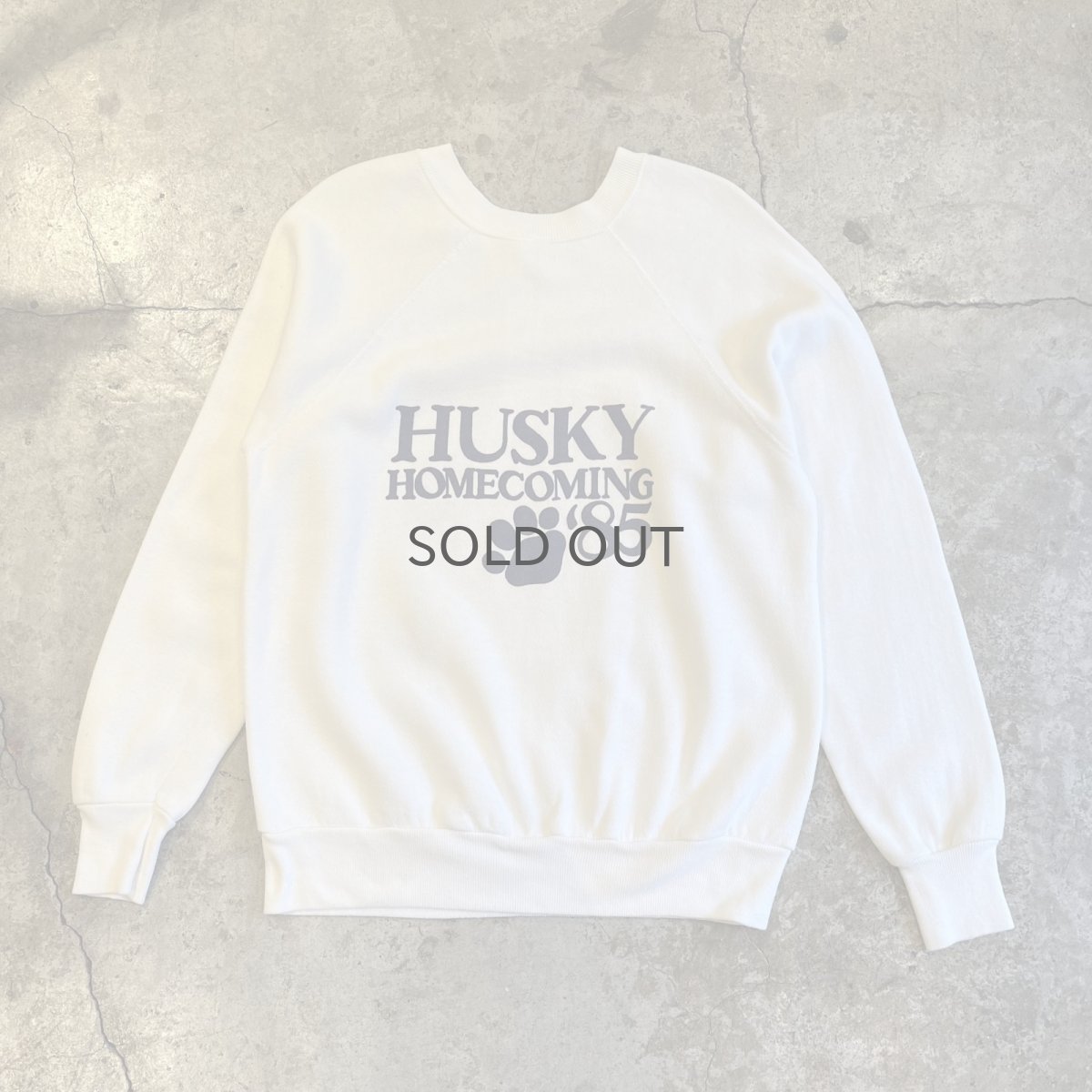 画像2: 80's BOTH SIDES FRONT COLOR LOGO PRINTED L/S SWEAT / Ladies M / MADE IN USA (2)