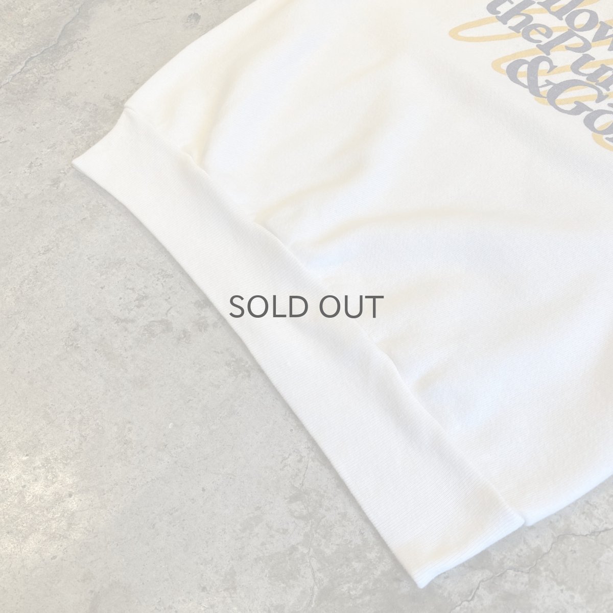 画像4: 80's BOTH SIDES FRONT COLOR LOGO PRINTED L/S SWEAT / Ladies M / MADE IN USA (4)