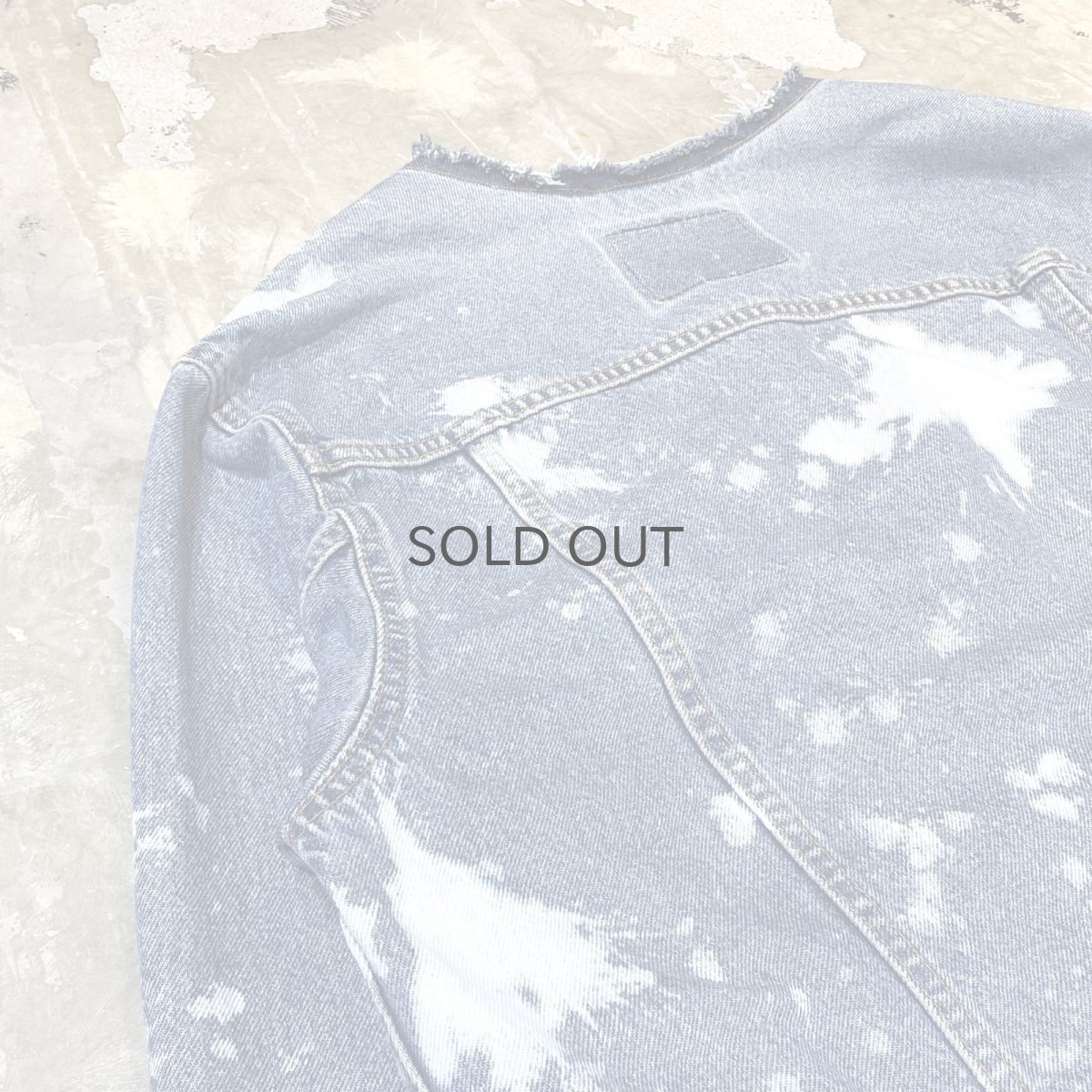 画像10: 【Wiz&Witch】"WANDERER" NO COLLAR ZIP UP DENIM JACKET / OS (10)