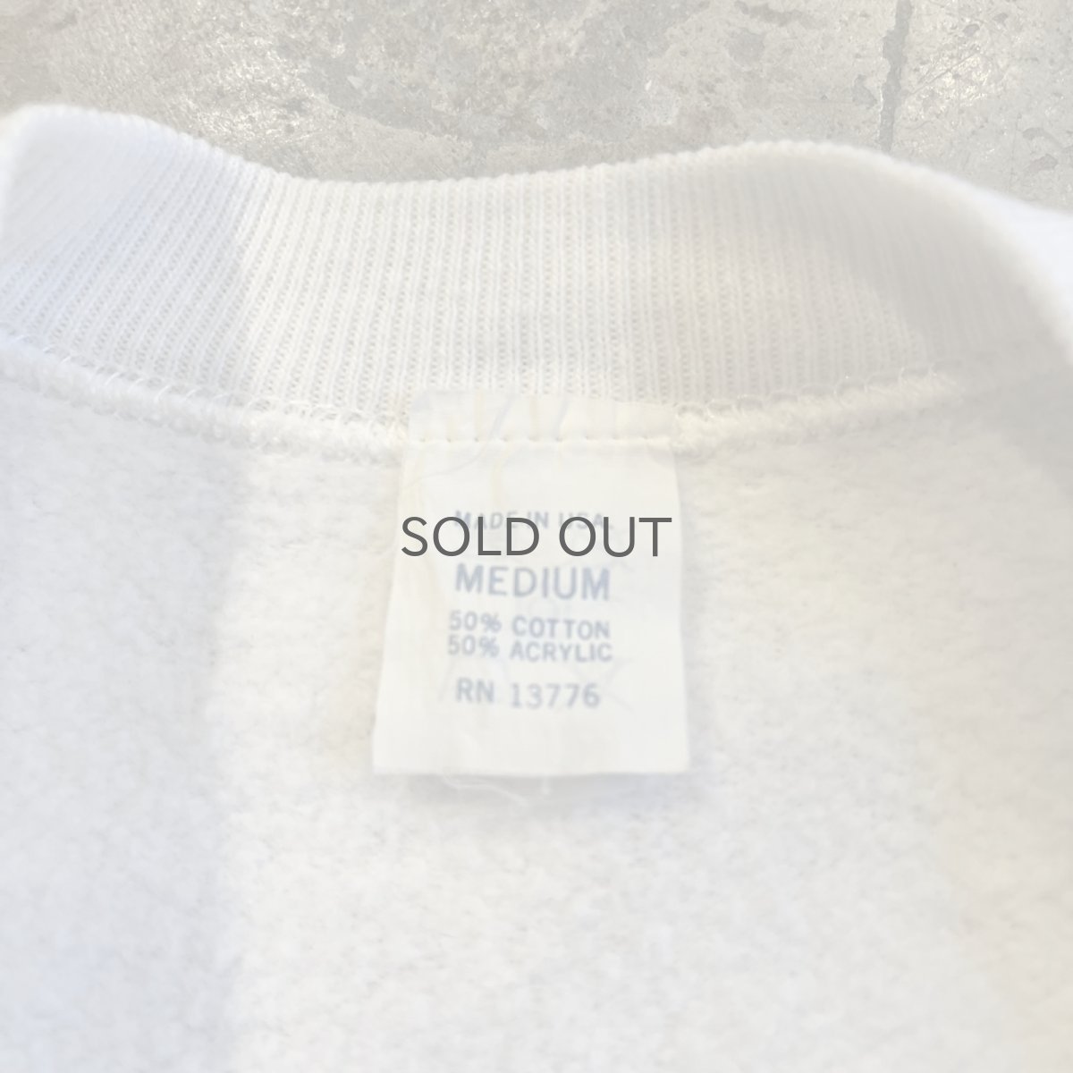 画像13: 80's BOTH SIDES FRONT COLOR LOGO PRINTED L/S SWEAT / Ladies M / MADE IN USA (13)