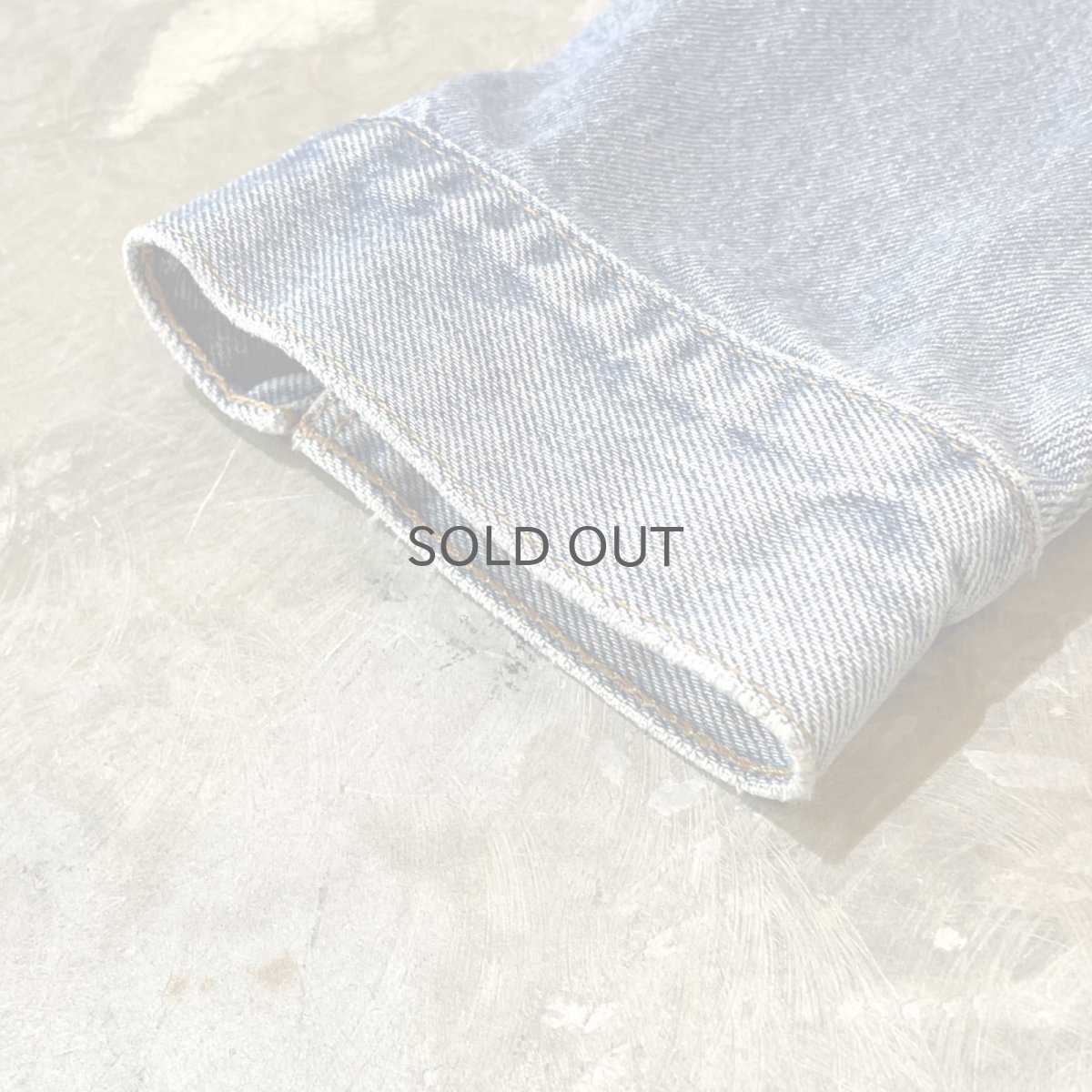 画像8: 【Wiz&Witch】"WANDERER" NO COLLAR ZIP UP DENIM JACKET / OS (8)