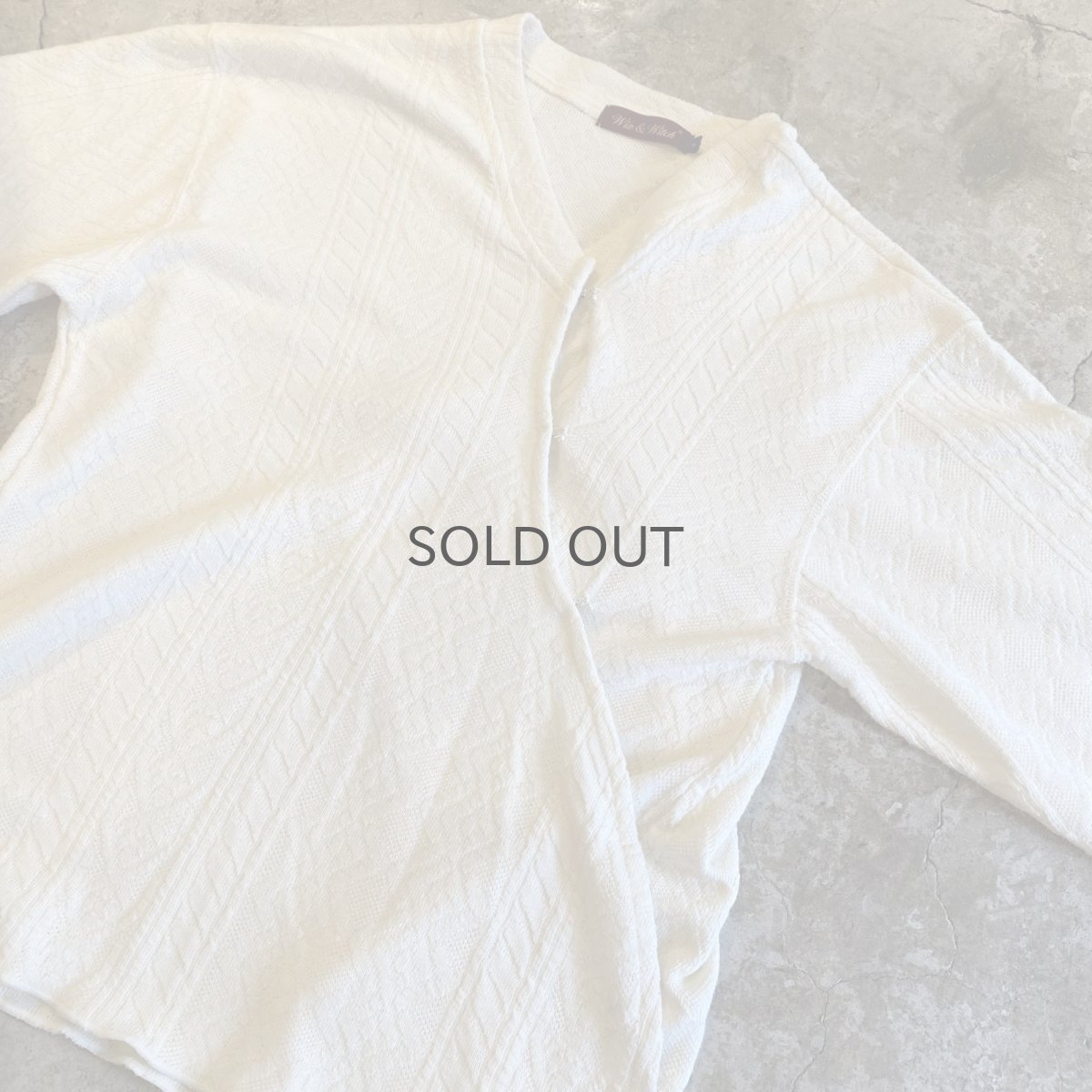 画像5: 【Wiz&Witch】"WEIRD" HOOK UP DEFORMATION CARDIGAN / OS (5)