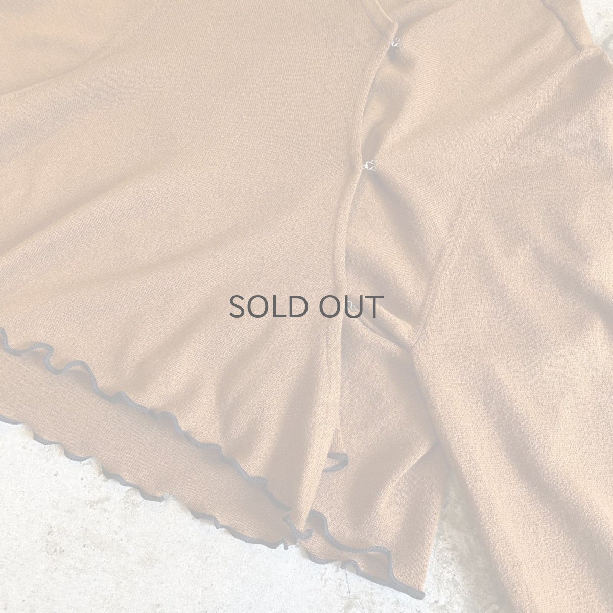 画像6: 【Wiz&Witch】"WEIRD" HOOK UP DEFORMATION CARDIGAN / OS (6)