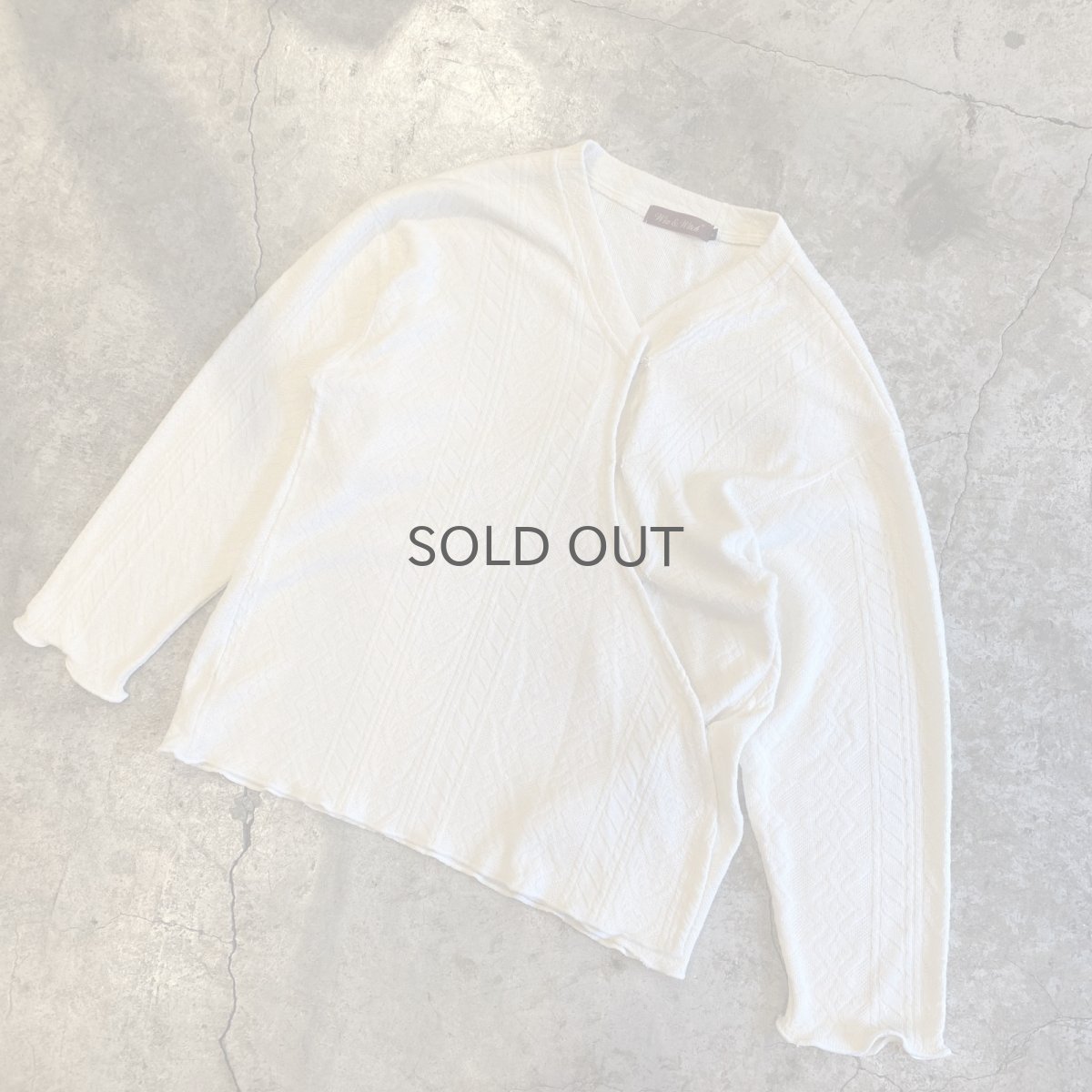 画像4: 【Wiz&Witch】"WEIRD" HOOK UP DEFORMATION CARDIGAN / OS (4)