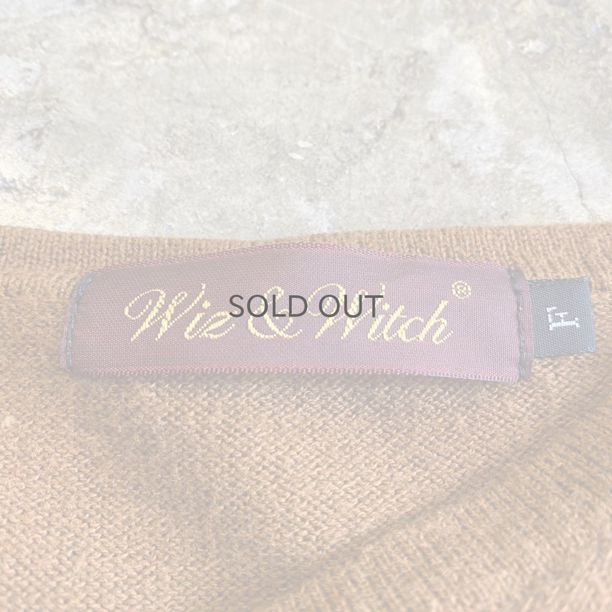 画像12: 【Wiz&Witch】"WEIRD" HOOK UP DEFORMATION CARDIGAN / OS (12)