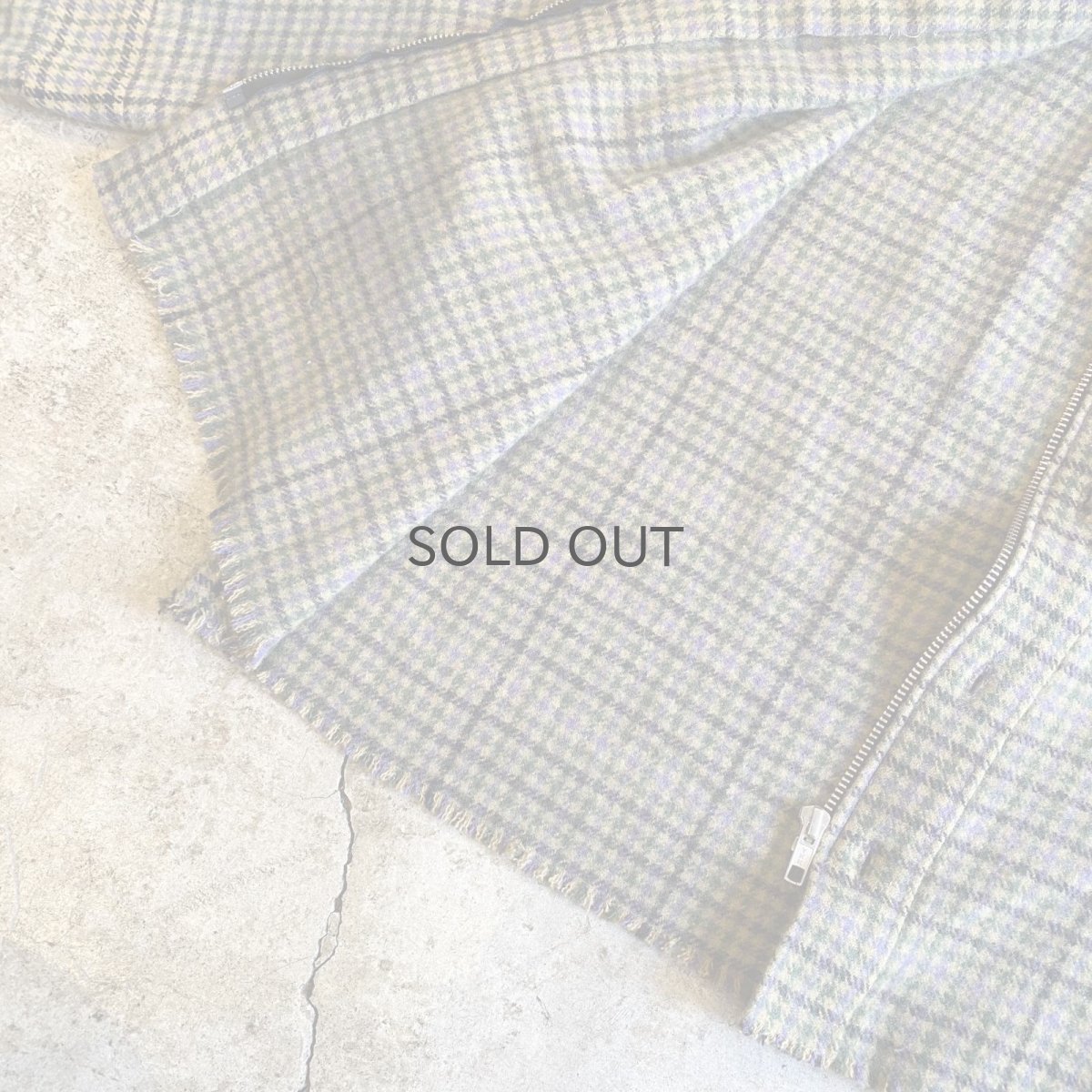 画像9: 【Wiz&Witch】"WANDERER" NO COLLAR ZIP UP FLANNEL SHIRT / OS (9)