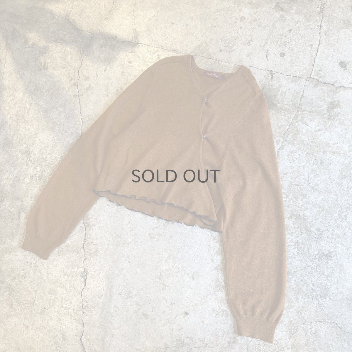 画像4: 【Wiz&Witch】"WEIRD" HOOK UP DEFORMATION CARDIGAN / OS (4)