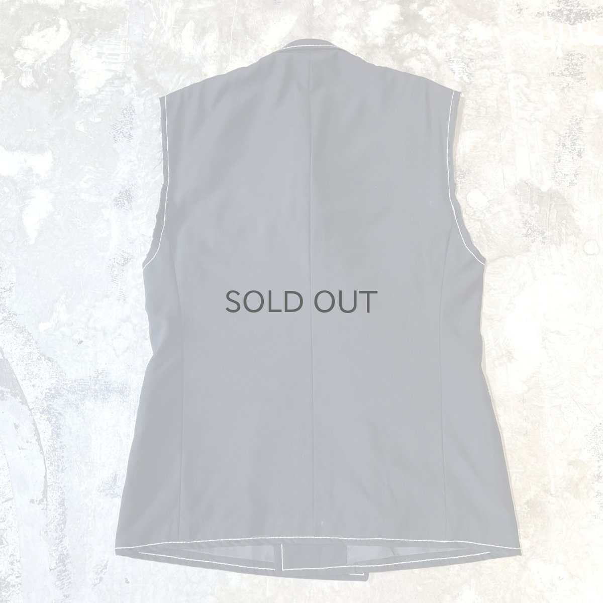 画像2: 【Wiz&Witch】"OUT STITCH" DOUBLE TAYLOR VEST / OS (2)