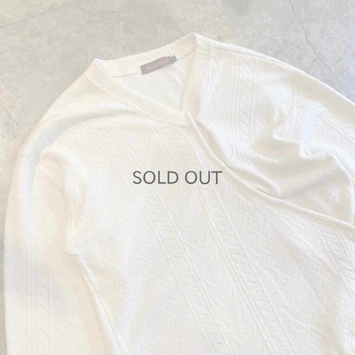 画像3: 【Wiz&Witch】"WEIRD" HOOK UP DEFORMATION CARDIGAN / OS (3)