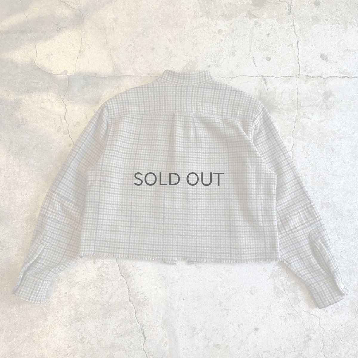 画像2: 【Wiz&Witch】"WANDERER" NO COLLAR ZIP UP FLANNEL SHIRT / OS (2)