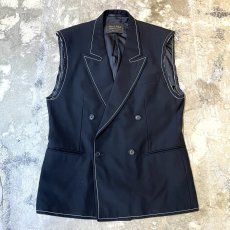 画像1: 【Wiz&Witch】"OUT STITCH" DOUBLE TAYLOR VEST / OS (1)