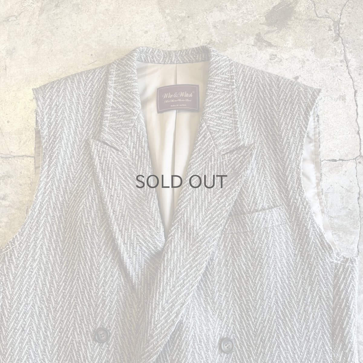 画像6: 【Wiz&Witch】"OUT STITCH" TAILOR VEST  / OS (6)