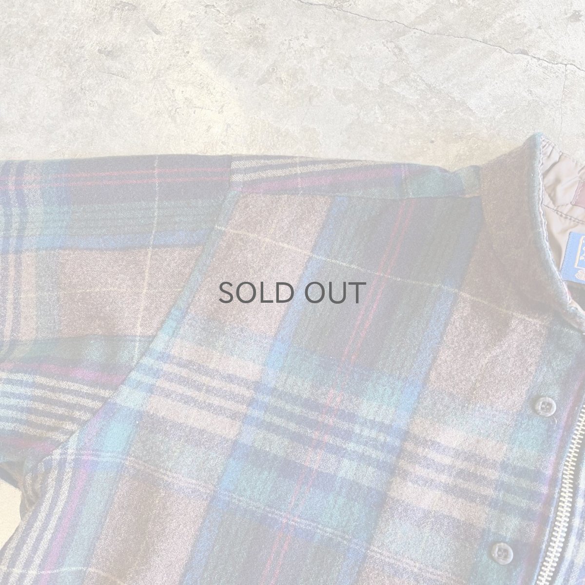 画像10: 【Wiz&Witch】"WANDERER" NO COLLAR ZIP UP FLANNEL SHIRT / OS (10)
