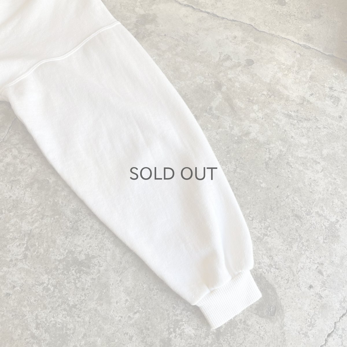 画像7: EURO VINTAGE FRONT FLOCKY DESIGN L/S SWEAT / Ladies L (7)