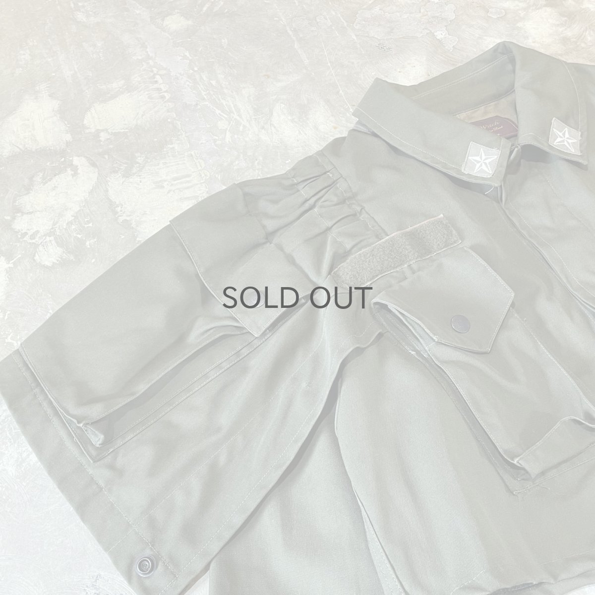 画像3: 【Wiz&Witch】"WANDERER" OLD MILITARY DOUBLE SHOULDER JACKET / OS (3)