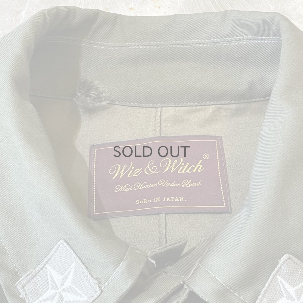 画像11: 【Wiz&Witch】"WANDERER" OLD MILITARY DOUBLE SHOULDER JACKET / OS (11)