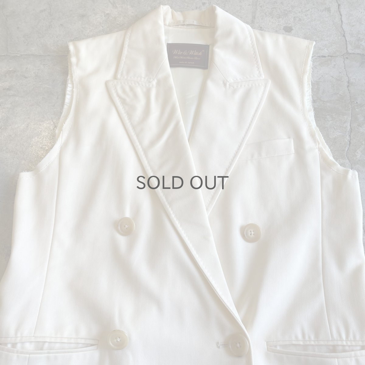 画像5: 【Wiz&Witch】"OUT STITCH" TAILOR VEST  / OS (5)