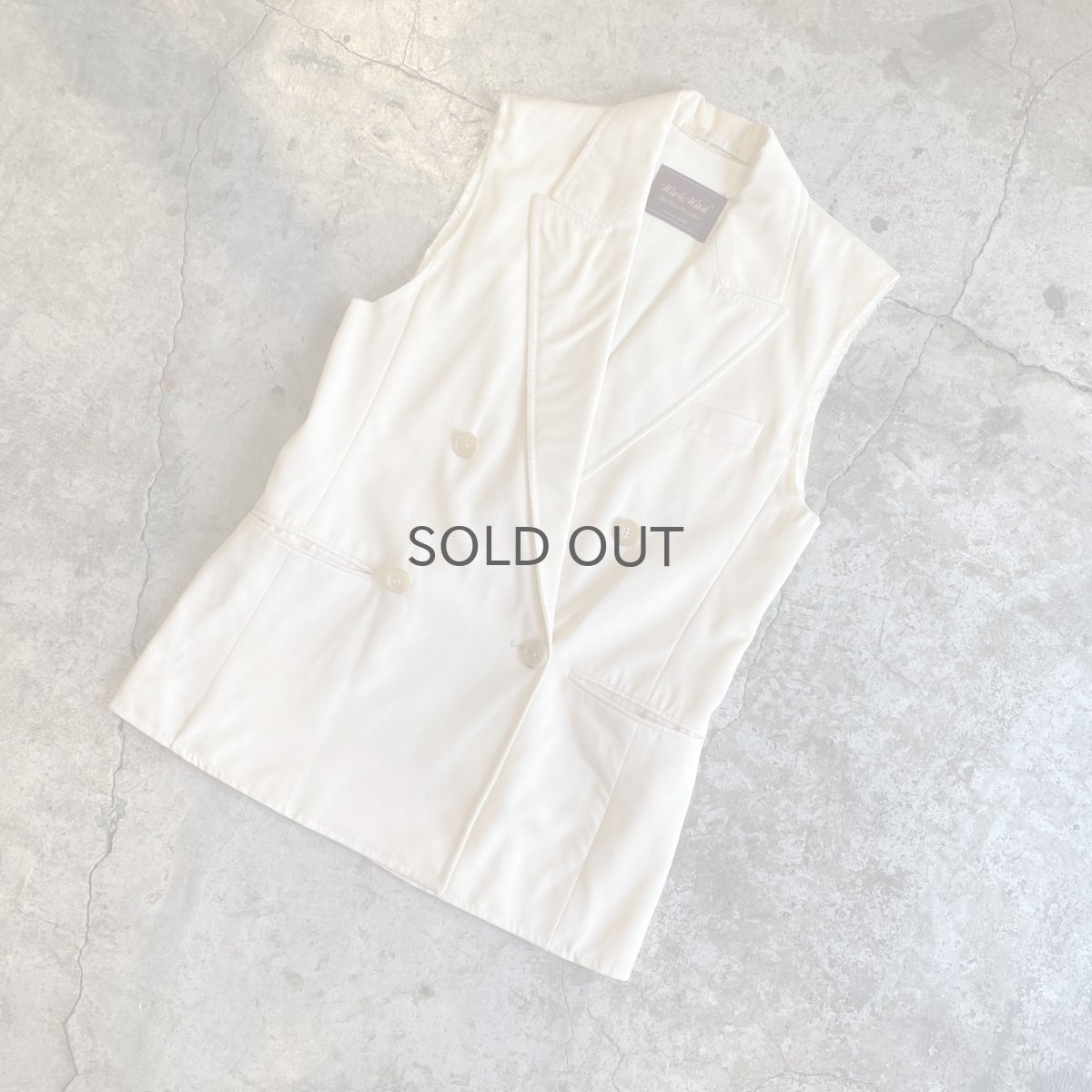 画像4: 【Wiz&Witch】"OUT STITCH" TAILOR VEST  / OS (4)