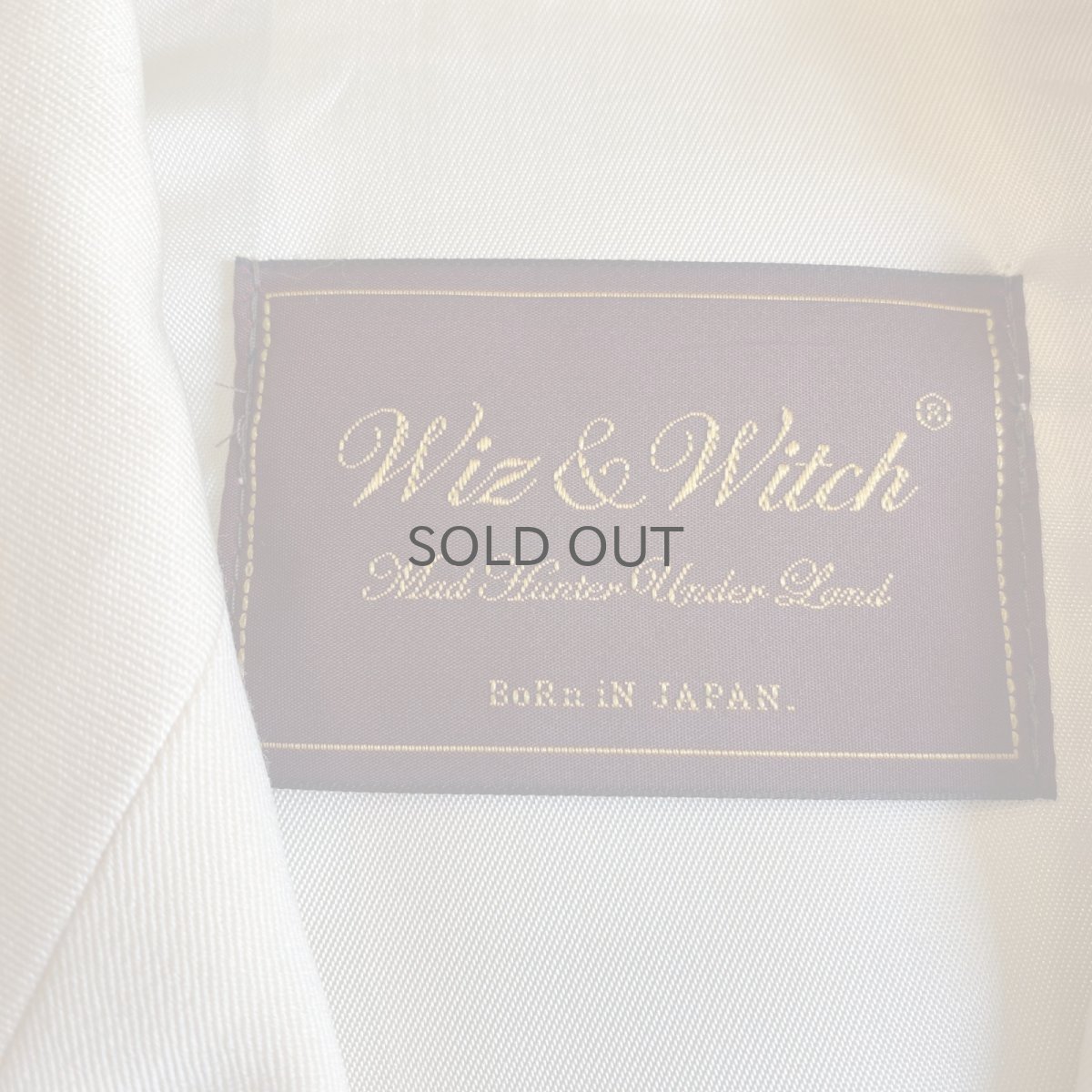 画像11: 【Wiz&Witch】"OUT STITCH" TAILOR VEST  / OS (11)