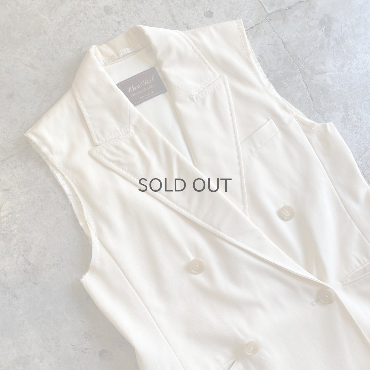 画像3: 【Wiz&Witch】"OUT STITCH" TAILOR VEST  / OS (3)