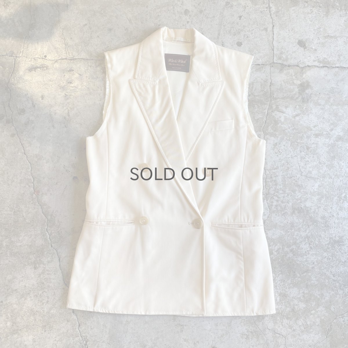 画像1: 【Wiz&Witch】"OUT STITCH" TAILOR VEST  / OS (1)