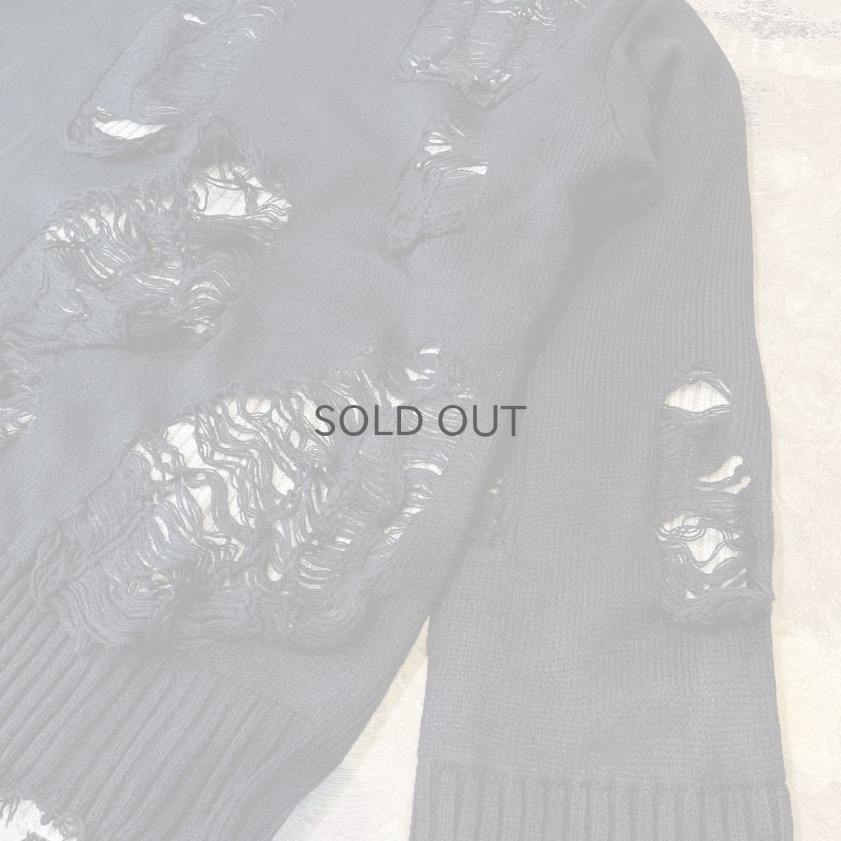 画像6: 【Wiz&Witch】"DIRTY BEAUTIFUL" GRUNGE KNIT / OS (6)