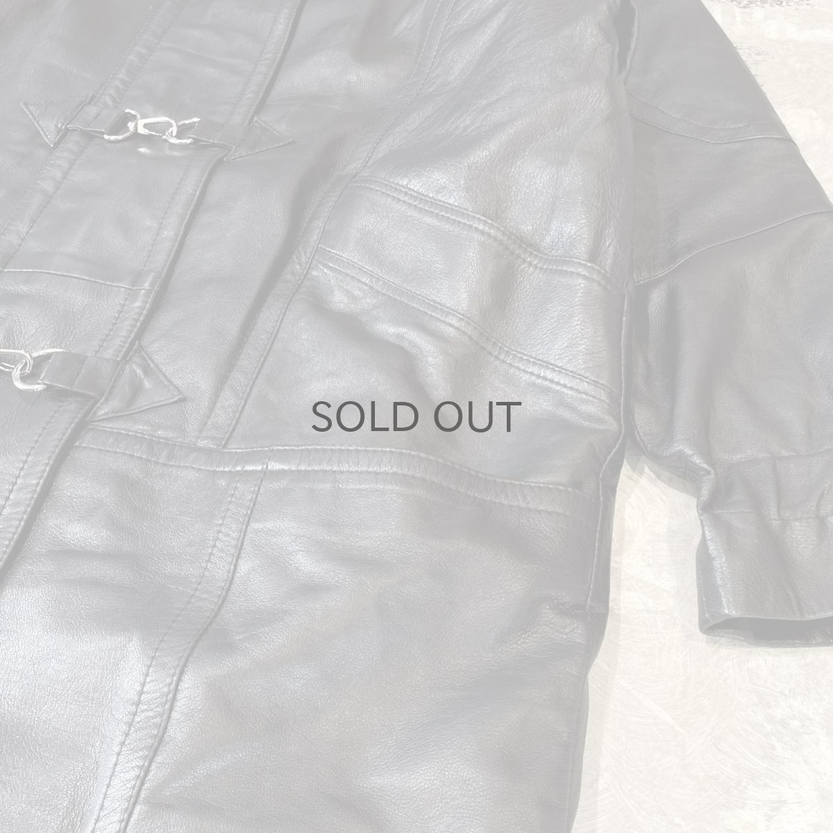 画像6: BLACK REAL LEATHER FIREMAN JACKET / Mens XL (6)