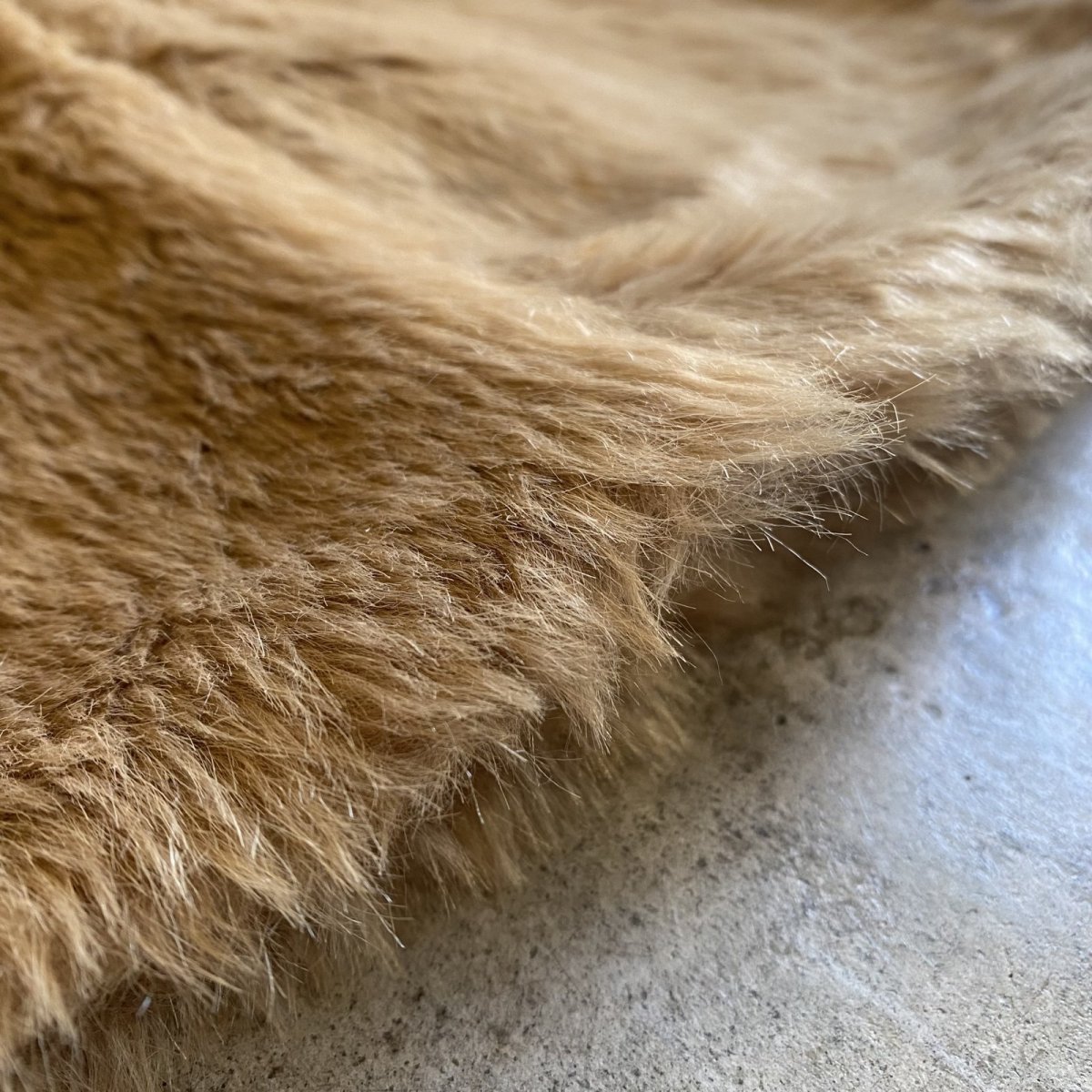 画像10: BEIGE COLOR FAUX FUR DESIGN VEST / Ladies M (10)