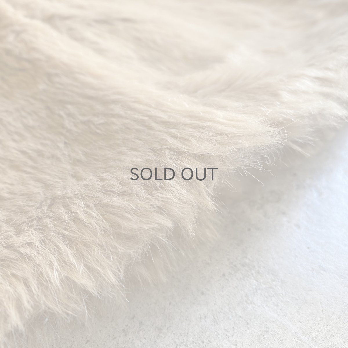 画像10: BEIGE COLOR FAUX FUR DESIGN VEST / Ladies M (10)