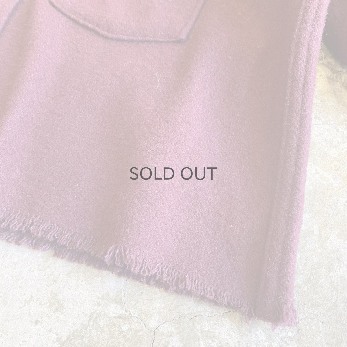 画像5: 【Wiz&Witch】"WANDERER" NO COLLAR ZIP UP WOOL SHIRT / OS (5)