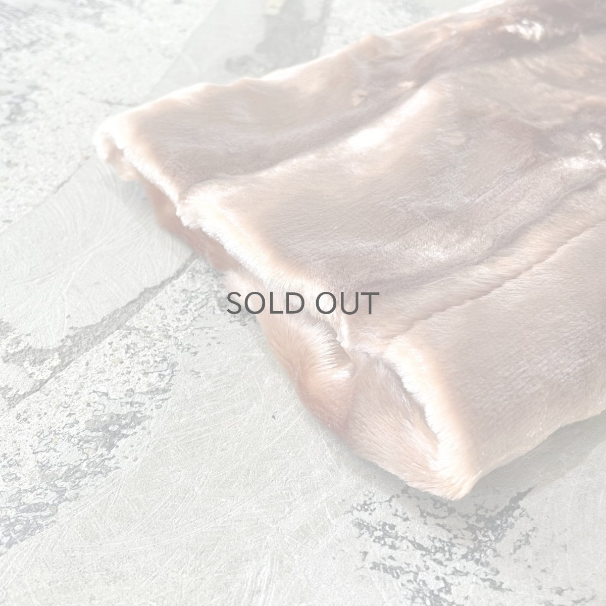 画像7: LUSTER FAUX FUR NO COLLAR JACKET / Mens XL(L) (7)