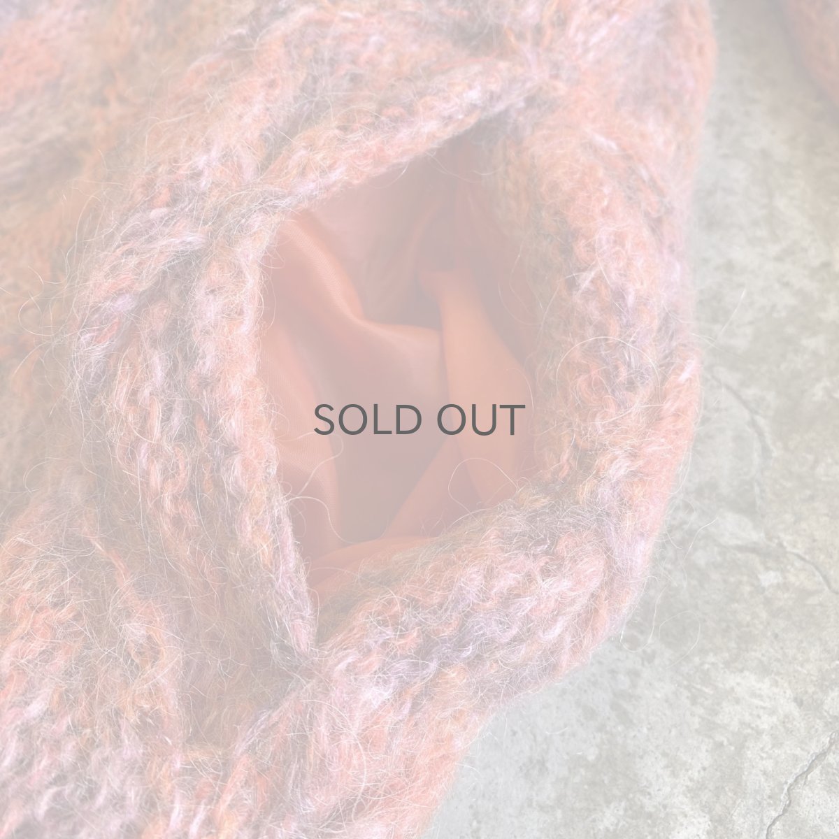 画像10: MIX COLOR DESIGN LONG KNIT CARDIGAN / Ladies L (10)