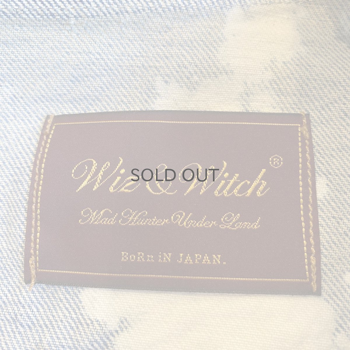 画像14: 【Wiz&Witch】"WANDERER" NO COLLAR ZIP UP DENIM JACKET / OS (14)