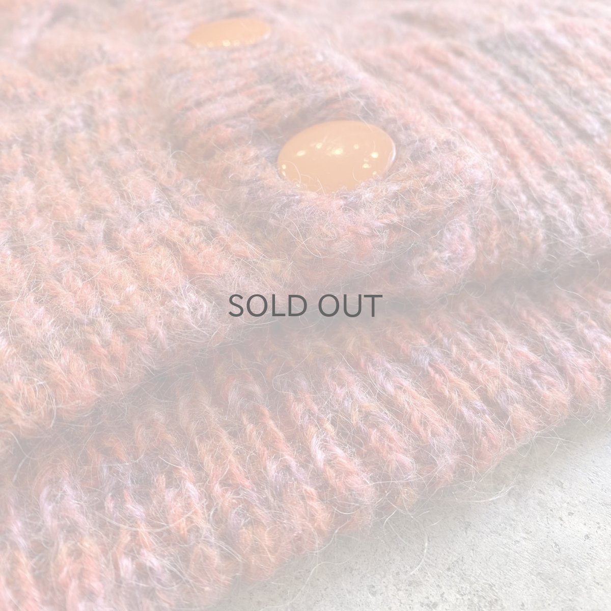 画像11: MIX COLOR DESIGN LONG KNIT CARDIGAN / Ladies L (11)