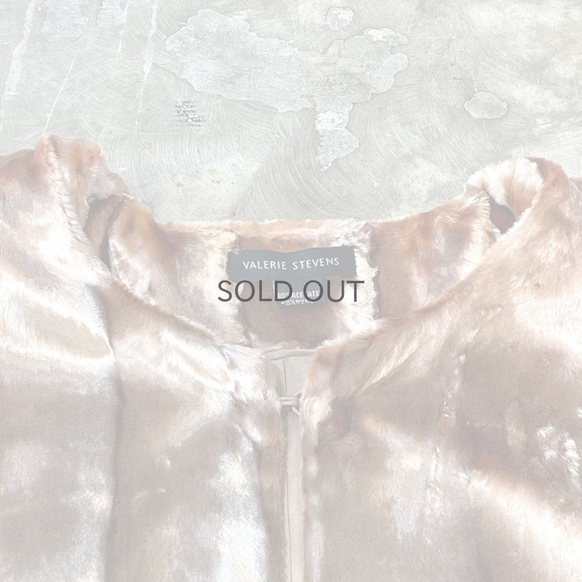 画像11: LUSTER FAUX FUR NO COLLAR JACKET / Mens XL(L) (11)