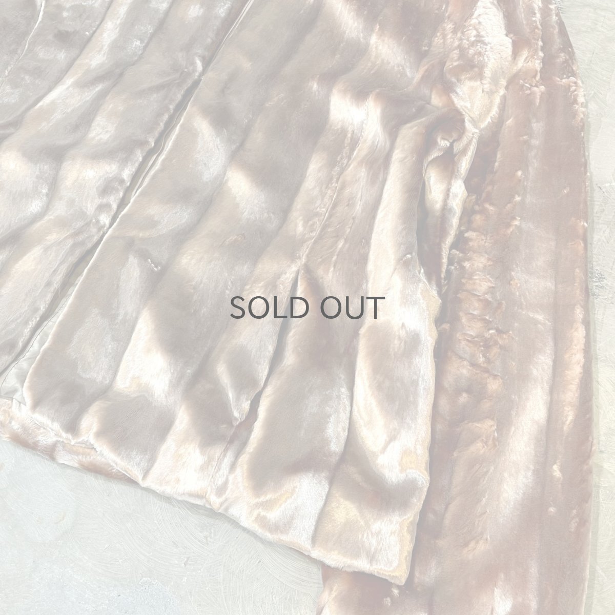 画像6: LUSTER FAUX FUR NO COLLAR JACKET / Mens XL(L) (6)