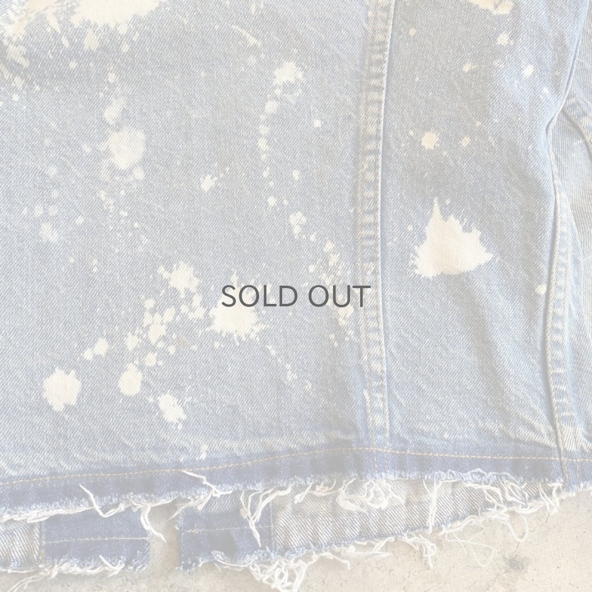 画像10: 【Wiz&Witch】"WANDERER" NO COLLAR ZIP UP DENIM JACKET / OS (10)