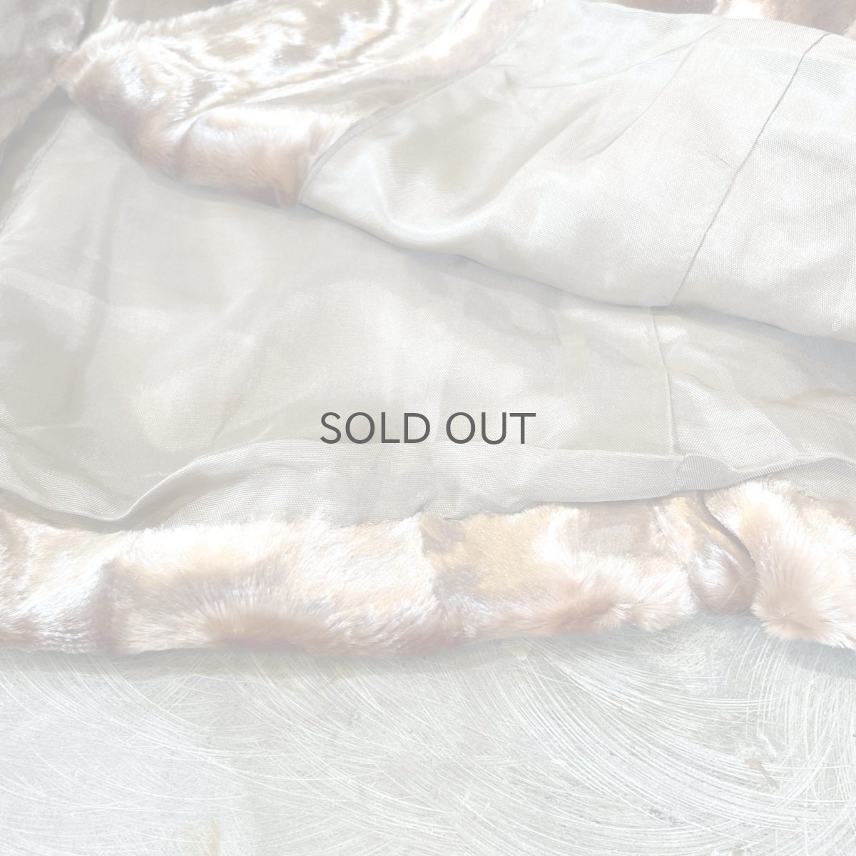 画像8: LUSTER FAUX FUR NO COLLAR JACKET / Mens XL(L) (8)