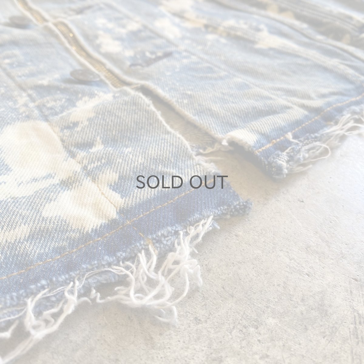 画像13: 【Wiz&Witch】"WANDERER" NO COLLAR ZIP UP DENIM JACKET / OS (13)