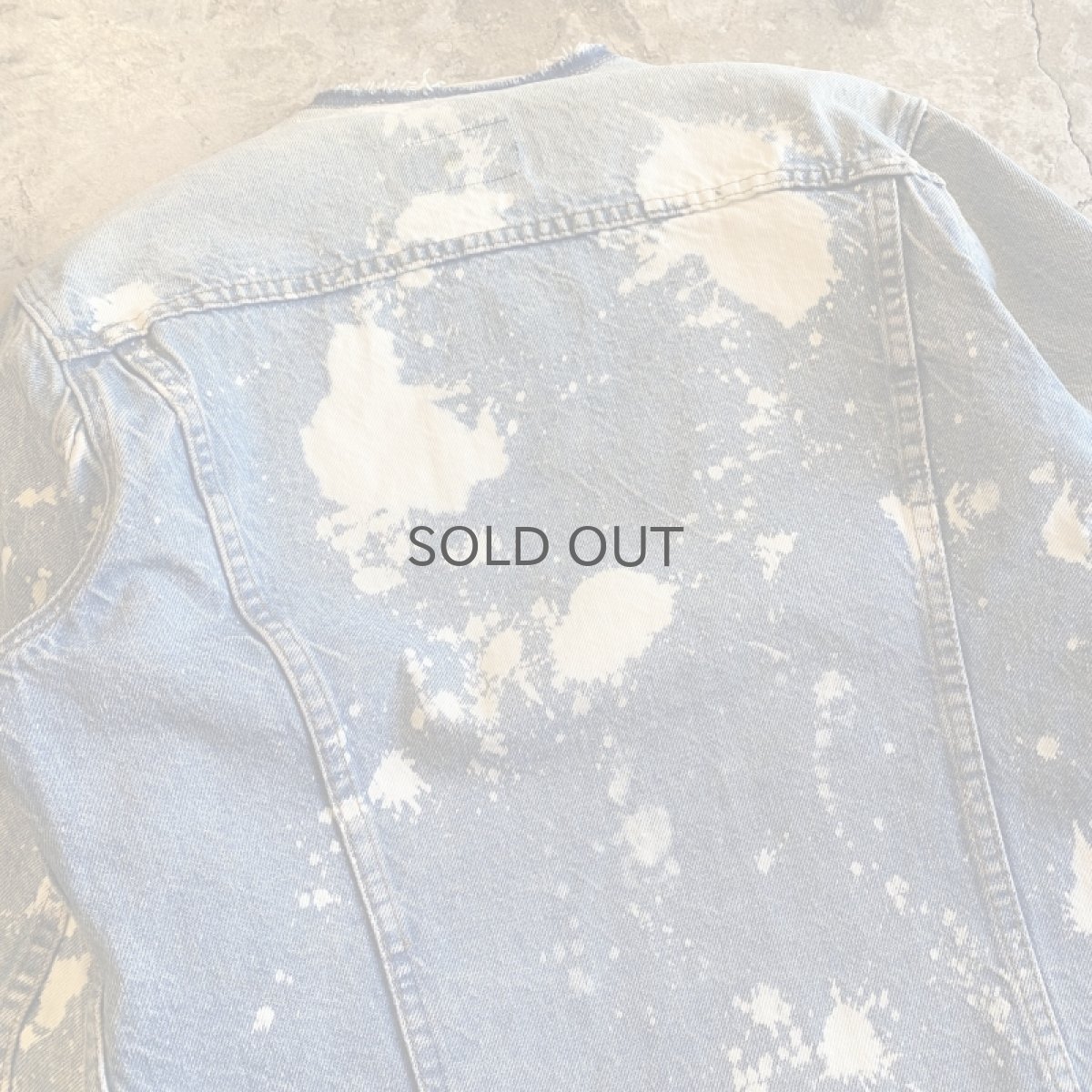 画像12: 【Wiz&Witch】"WANDERER" NO COLLAR ZIP UP DENIM JACKET / OS (12)