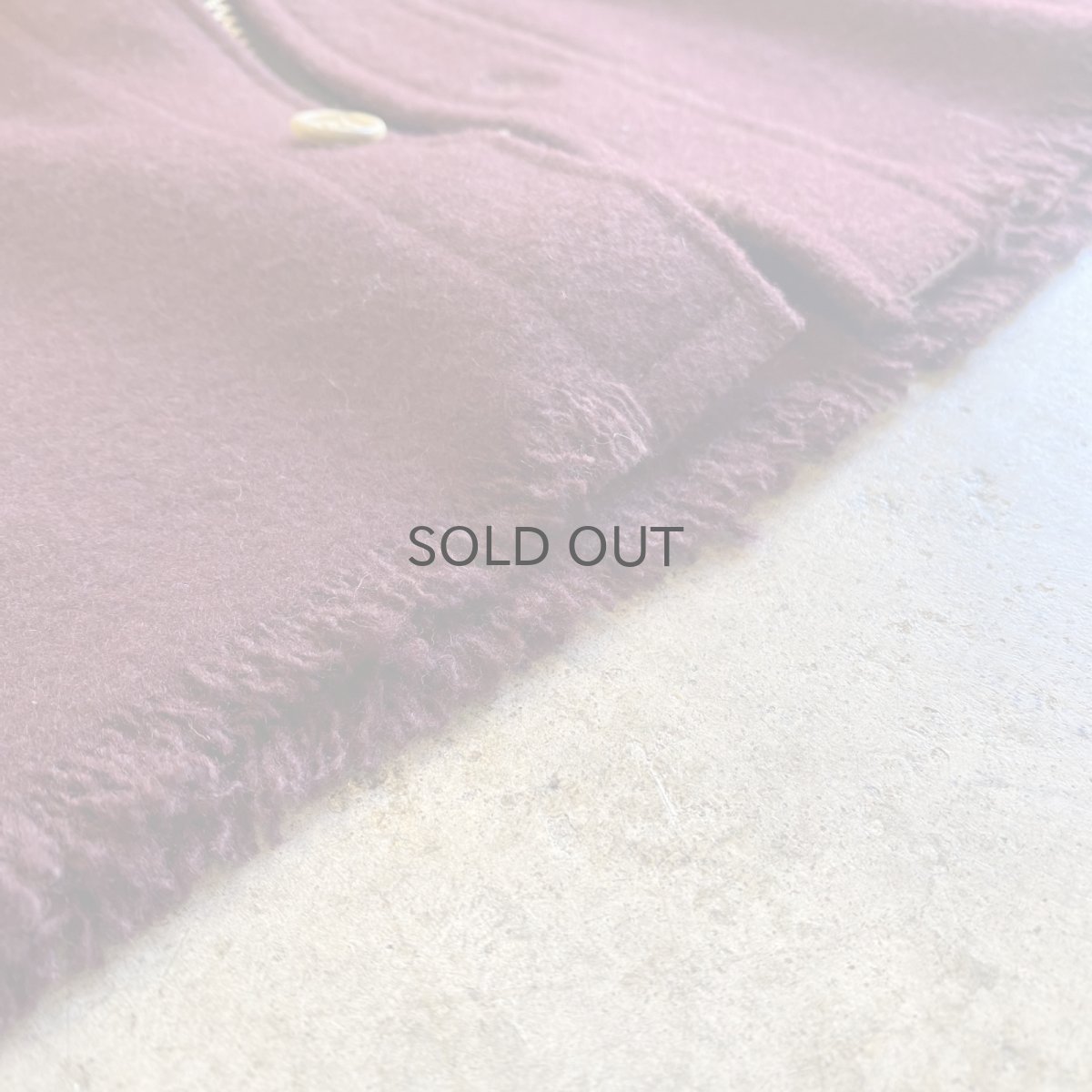 画像12: 【Wiz&Witch】"WANDERER" NO COLLAR ZIP UP WOOL SHIRT / OS (12)